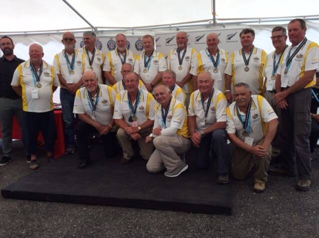 Hitting the target: George Wittorff and Australia's Veterans team took out the 2019 Long Range World Championship title earlier this month. Photo: Supplied. 