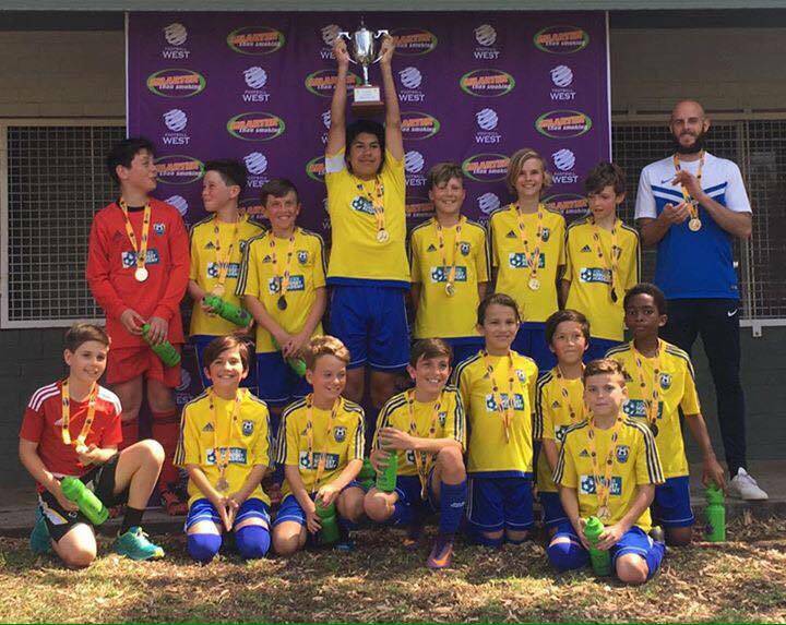 Australind Junior Soccer Club's under 12 and 14 sides impress in Perth leagues. Photos: Supplied. 