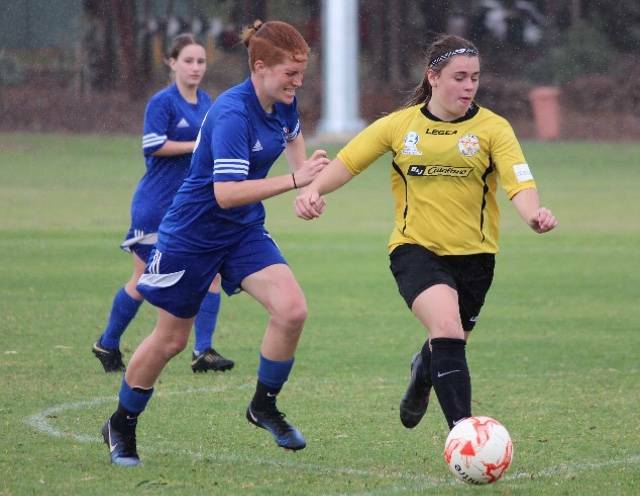 Shooting star: Eleanor Coventry earned the 2018 Golden Boot after kicking 45 goals from 21 games for the South West Phoenix Firebirds. Photo: Supplied. 