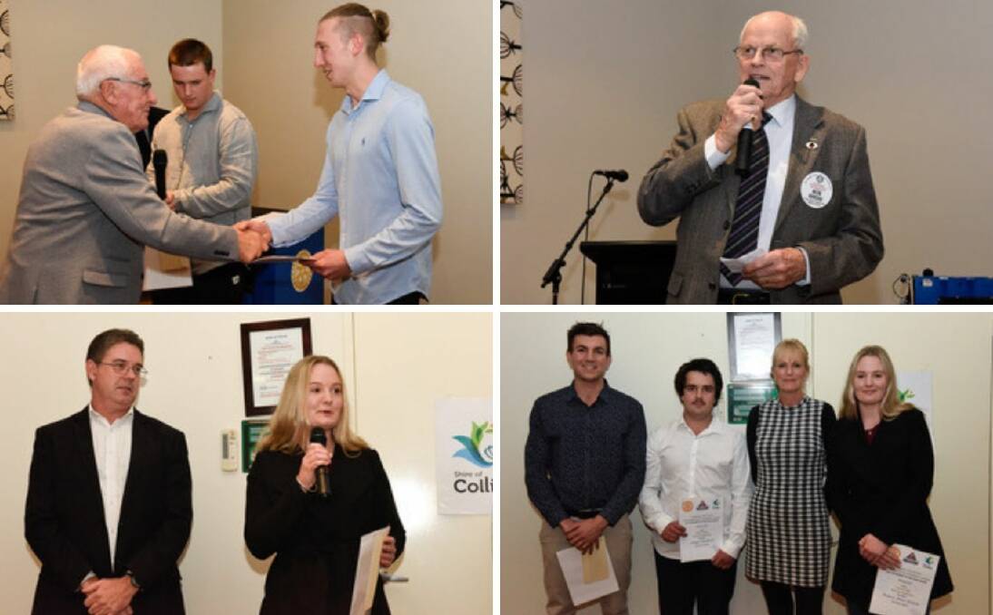 Support: Community representatives came together for last week's Rotary Club of Collie - Apprentice of the Year Awards event. Photos: John Bylund. 