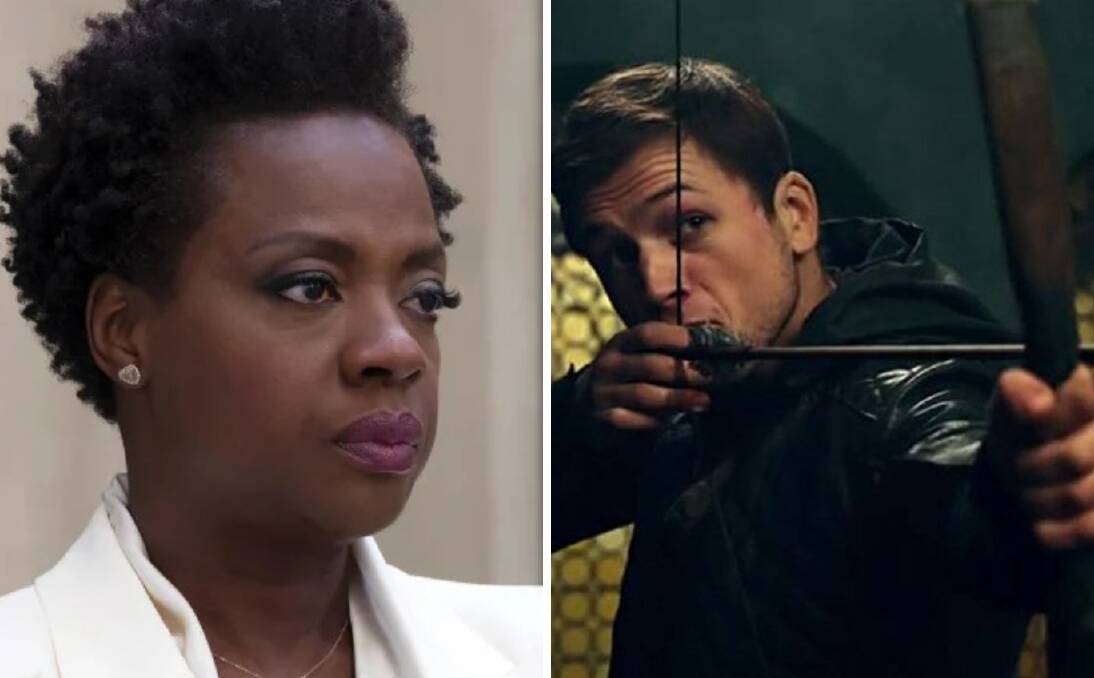 At the movies: Crime-drama Widows and action-adventure Robin Hood are in cinemas now. Photos: Supplied. 