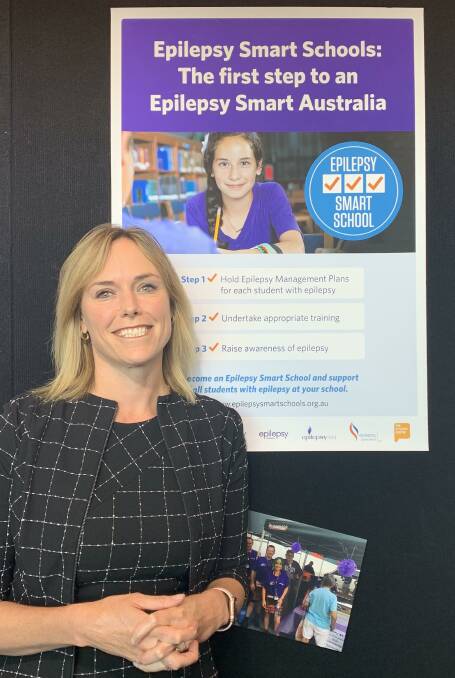 Community spirit: Epilepsy WA chief executive officer Emma Buitendag is counting down to the 2020 Purple Lights 4 Epilepsy campaign. Photo: Supplied. 