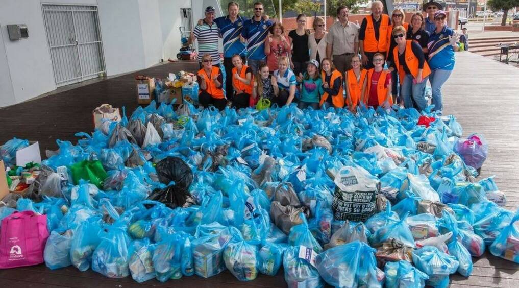 Yes they can: The Rotary Club of Bunbury-Leschenault is calling on community members to donate to this year's Give A Damn, Give A Can campaign. 