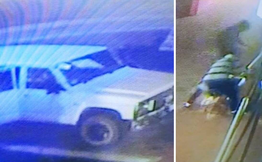 On the lookout: Police are calling for information regarding a burglary incident in the early hours of Tuesday, January 8. Photos: WA Police Media. 