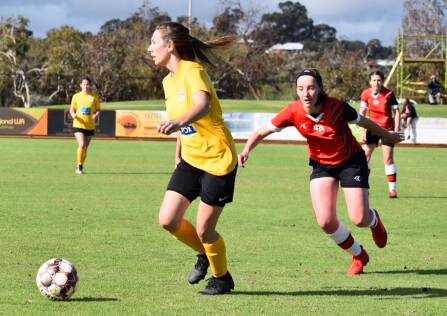 On the field: Kashia King starred for the South West Phoenix Firebirds against the Northern Redbacks on Sunday afternoon. Photo: Supplied.
