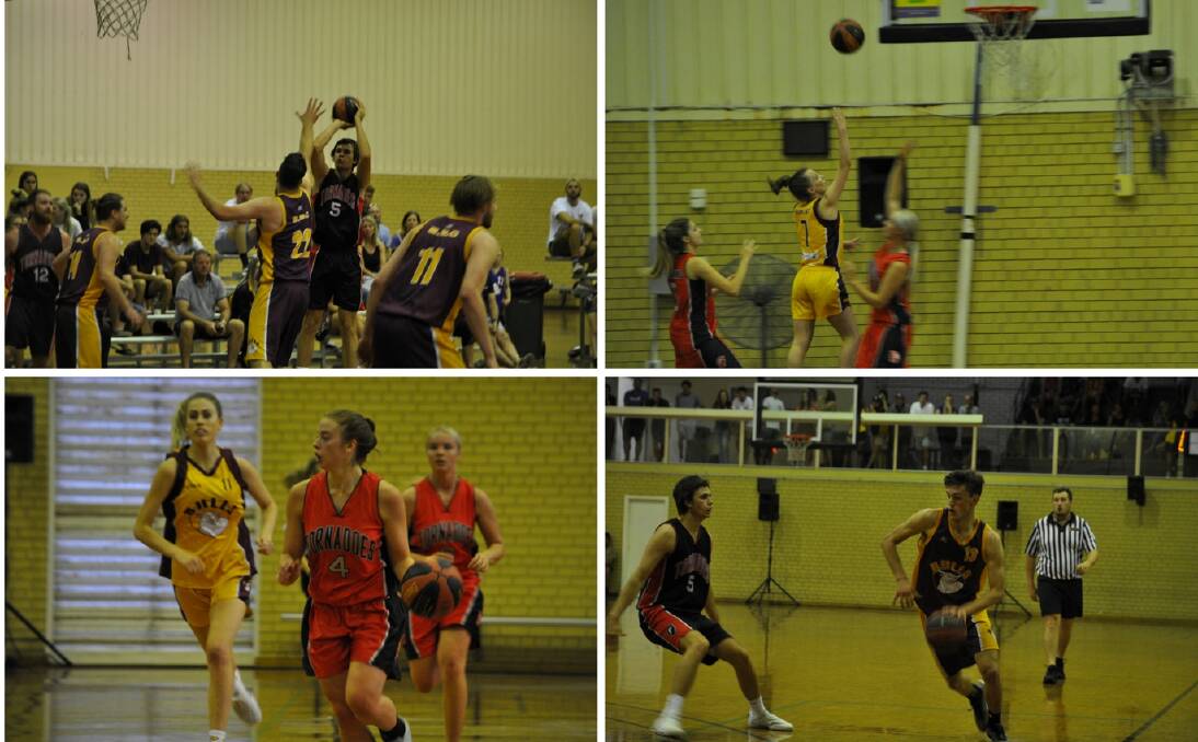 Winning form: Bulls' men's and women's teams are celebrating after dominating this year's Bunbury Basketball Association grand finals. Photos: Thomas Munday. 