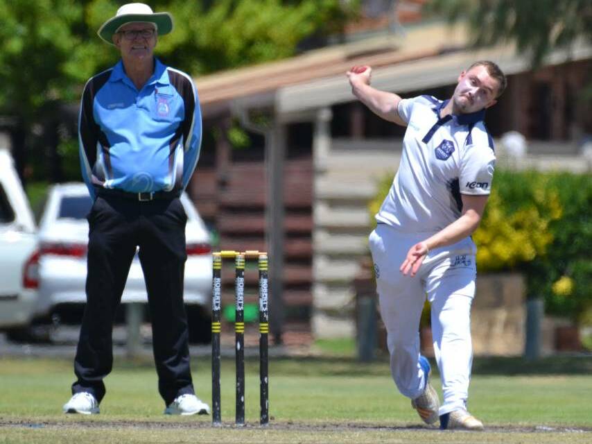 On the field: League heavyweights Marist cruised to a commanding 28-run win over Leschenault on Saturday afternoon. Photo: Thomas Munday. 