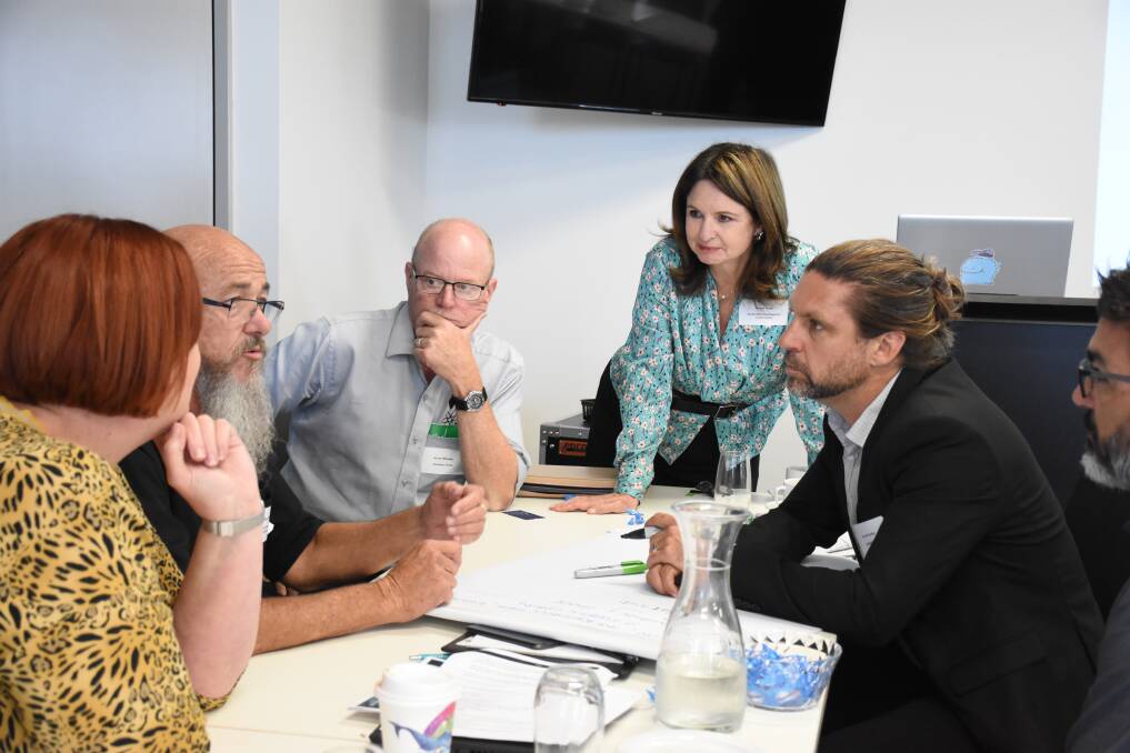 Exchanging big ideas: The South West Development Commission led a roundtable discussion on the Advanced Manufacturing Hub late last month. Photo: Supplied.