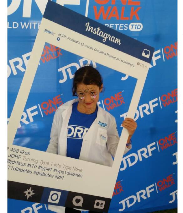 Walking to make a difference: Young Greenbushes resident Ruby Nock is set to participate in this year's JDRF One Walk in Greenbushes. Photo: Supplied.