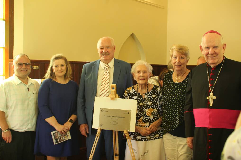 History celebrated: Prominent community members and politicians gathered at the Thomas Little Memorial Hall to celebrate its official reopening. Photo: Jesinta Burton. 
