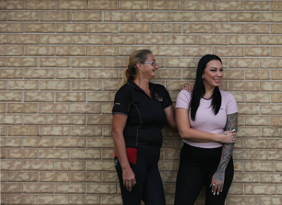 THE VOICE: Ashley McTackett at home in Rutherford yesterday with her mum Meleesa contemplating her singing future after this week's appearance on The Voice. Picture: Simone De Peak.