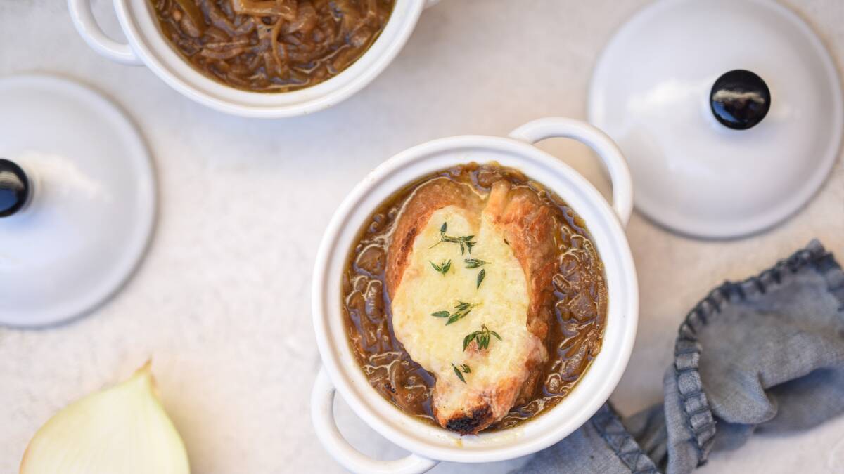 French onion soup. Picture: Supplied