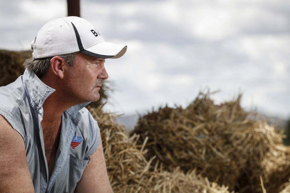 THANKLESS TASK: Brendan Farrell and a loyal band of hay runners have turned the big rigs around to deliver donated hay to stricken farmers in north-west Queensland less than three weeks after a gruelling run to Quilpie.