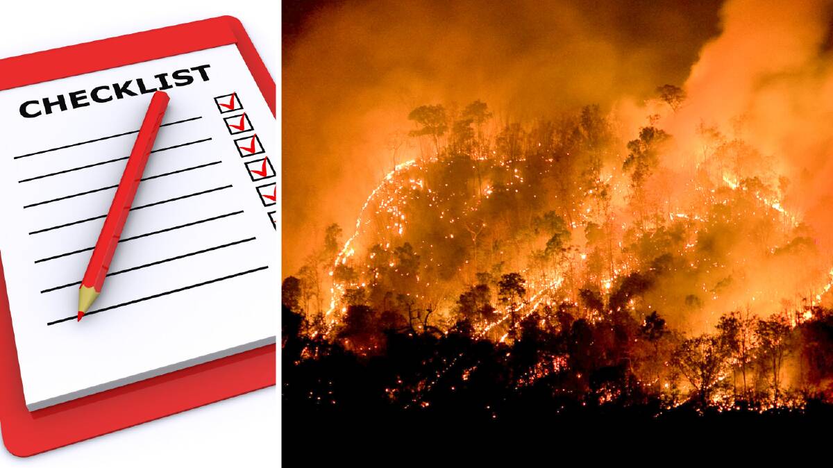 What to pack when evacuating for bushfires