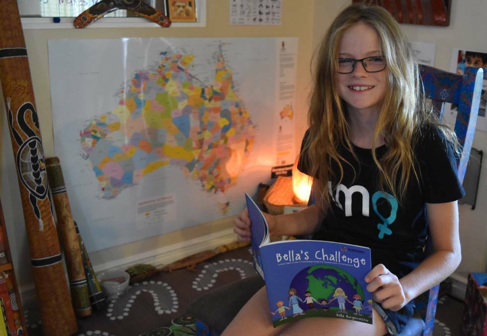 World changing: Bella is using the power of publication to encourage young people to think about their impact on the world. Photo: Blayde Grzelka.