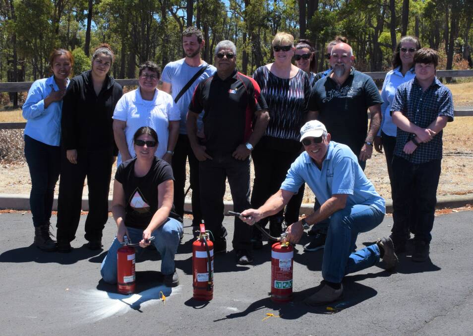 Collie Hills Accomodation Village's new staff members had their induction last week. Photo: Ashley Bolt