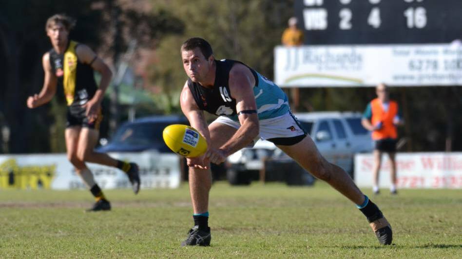 Teke Vernon claimed the Eagles' fairest and best award for his strong second half of the season. Photo: Thomas Munday.