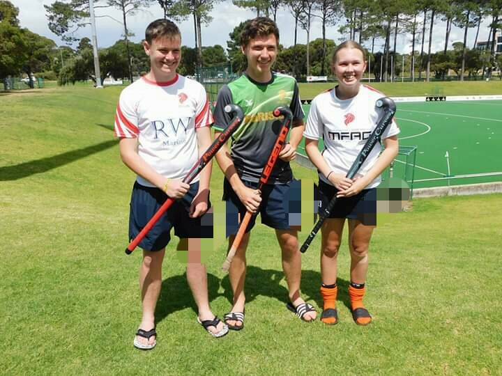 Ready: The BMR Coaching Academy gets its name from founding players, Ben Goodall and Mitchell Polglase from Pinjarra and Rachael Dowling from Capel. Photo: supplied. 
