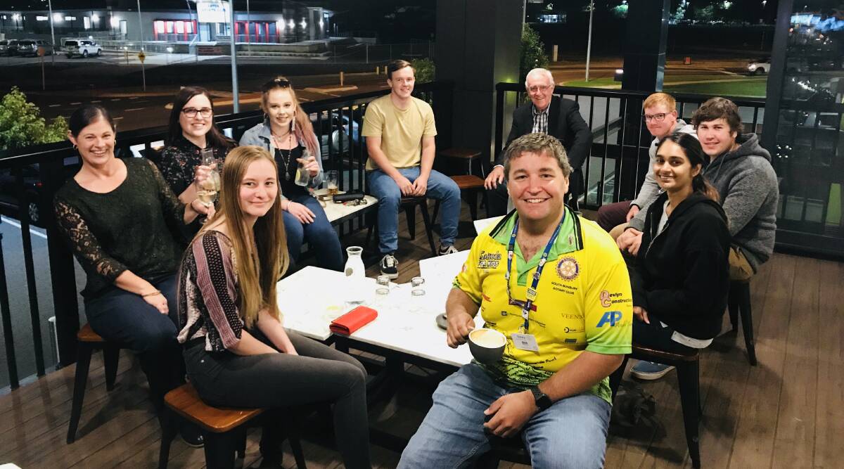 The Bunbury Southwest Rotaract club at their first meeting in April. Photo: supplied