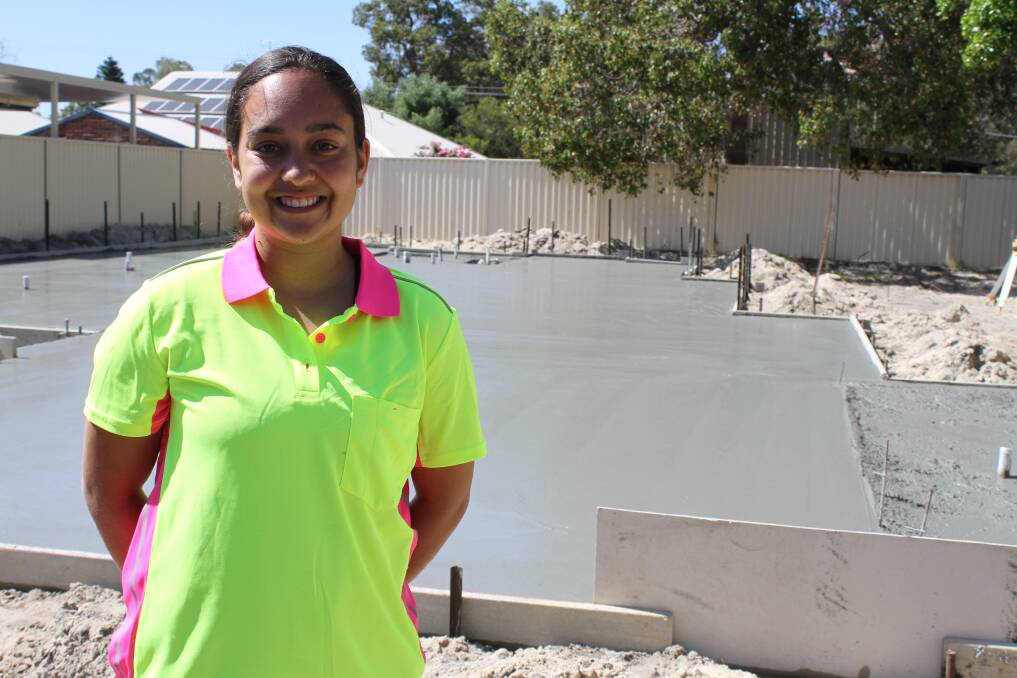 Bindjareb woman Jedda Salmon is excited to have her own home on land that generations of her family have walked on. Photo: Claire Sadler.