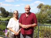 Gunilla and Lang Baker are warning others after almost losing $300,000 to an investment scam. Photo: Claire Sadler.