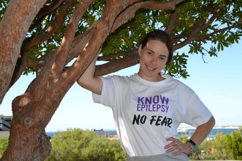 Know Epilepsy, No Fear: Tilda Mason looks forward to Purple Day for Epilepsy each year. Photo: Emily Sharp. 
