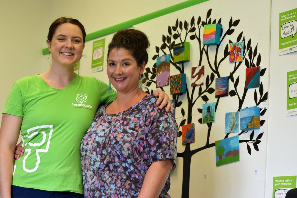 Celebrating Youth Week: Bunbury headspace community engagement officer Penny McCall with centre manager Marie Eckersley are proud of the Youth Reference Group for organising a quiz night to bring people together. Photo: Emily Sharp.