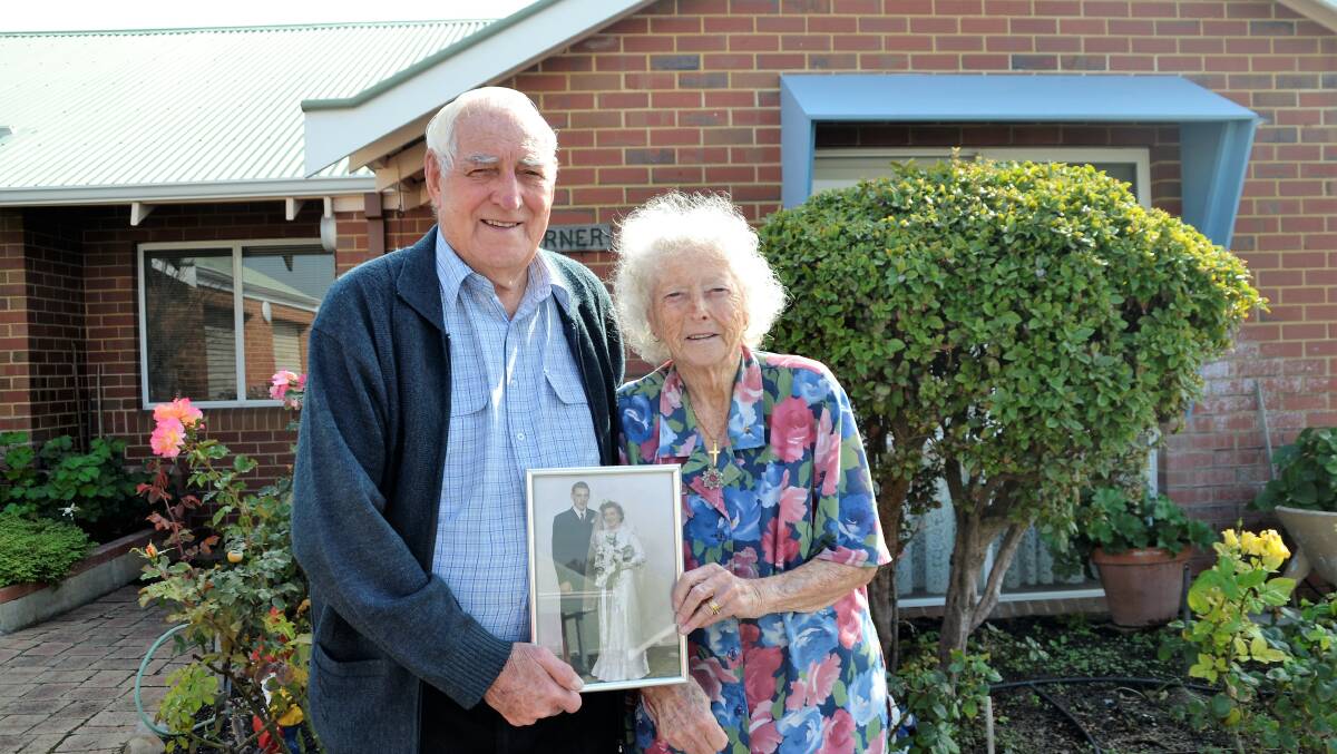 A life well lived together: Charles and Isobel Horner said they were best friends and would be lost without one another, 70 years on. Photo: Emily Sharp. 