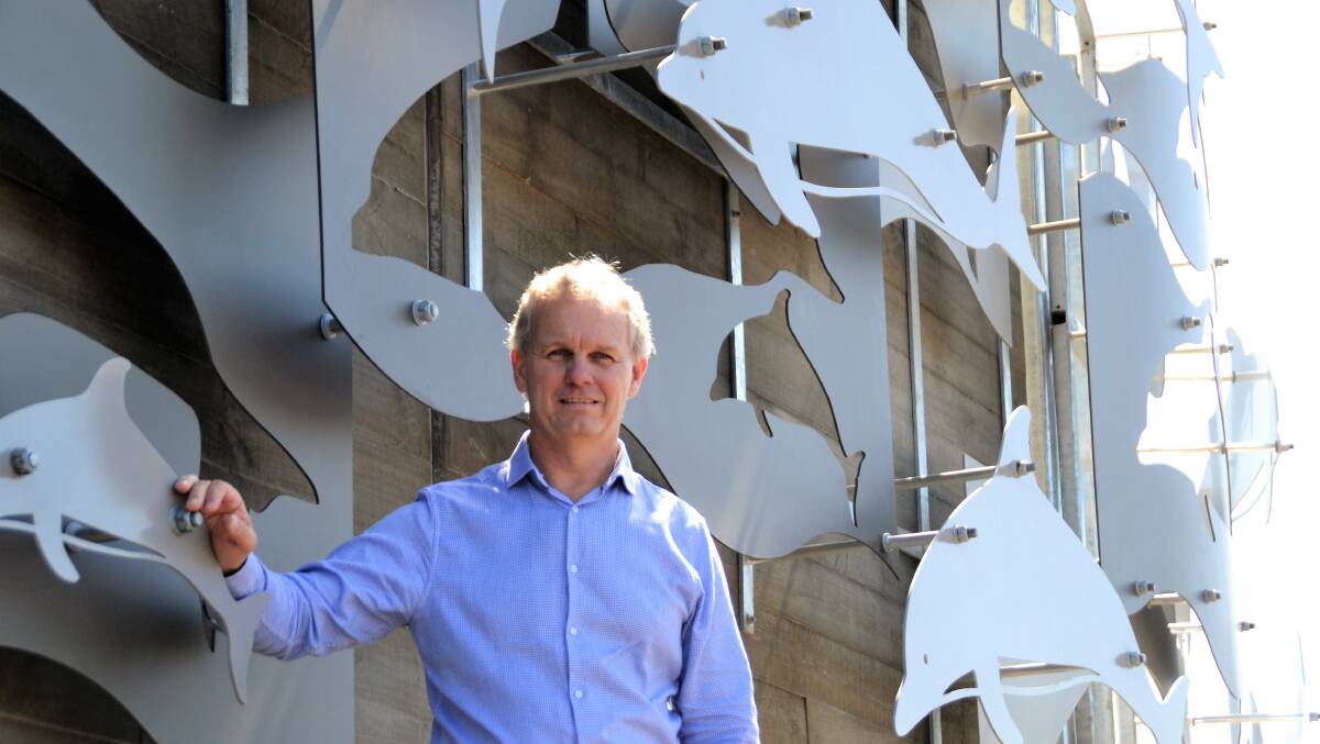 Dolphin Discovery Centre comes to life: MCG Architects director Michel Greenhalgh. Photo: Emily Sharp. 