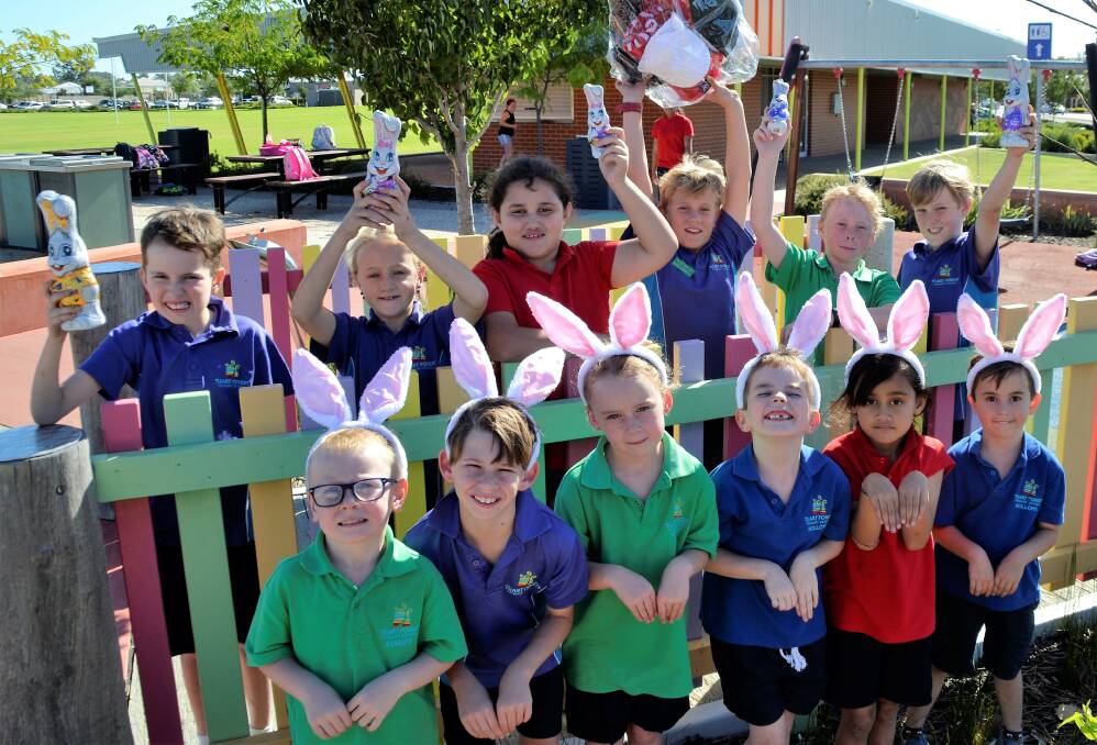 Community fun: Students from Tuart Forrest Primary School are looking forward to Dalyellup's Easter movie night. Photo: Emily Sharp.