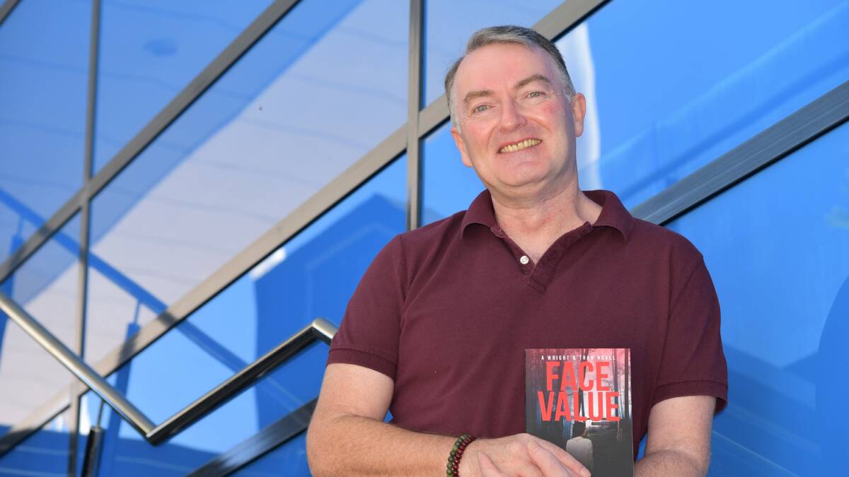 Face Value: Bunbury author Ian Andrew was recently awarded the international 2017 BookLife Prize for his crime thriller. Photo: Emily Sharp.