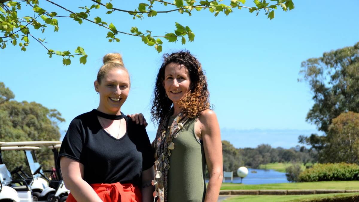 Shining light: Bunbury Suicide Support Group members Emma Brown and Jo Robinson are looking forward to hosting the family fun day. Photo: Emily Sharp. 