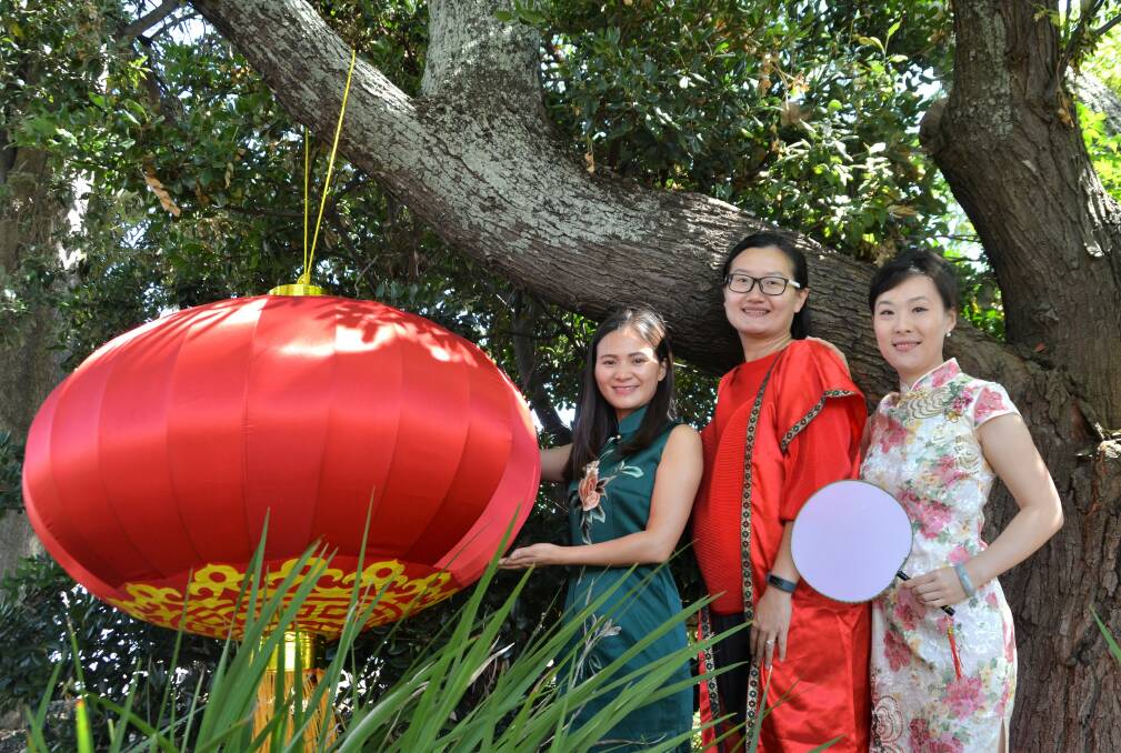 Harmony and understanding: Originally from China, Pan Pan, Yina Jia and Cindy Ma now call Bunbury home and are looking forward to the event. Photo: Emily Sharp. 
