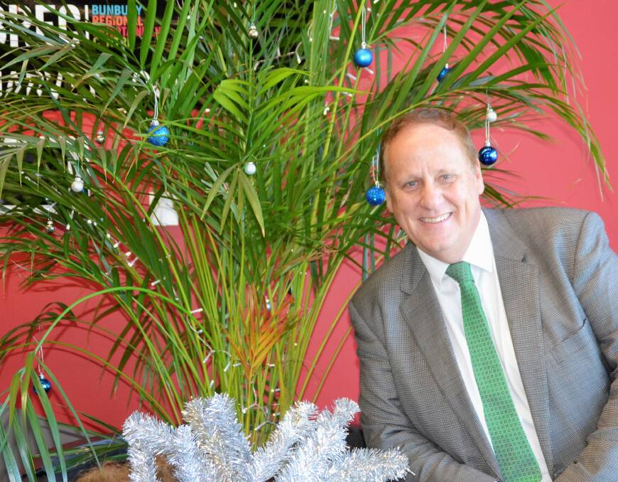 A special time of year: Bunbury MLA Don Punch wishes the community a very Merry Christmas. Photo: Emily Sharp. 