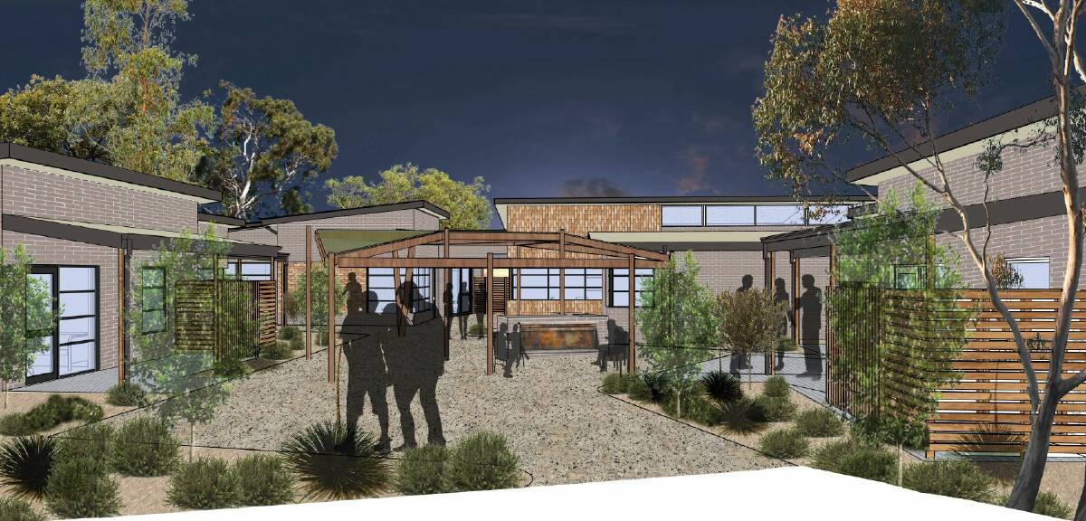 Artist's impression of the Bunbury mental health facility by SPH Architecture and Interiors.