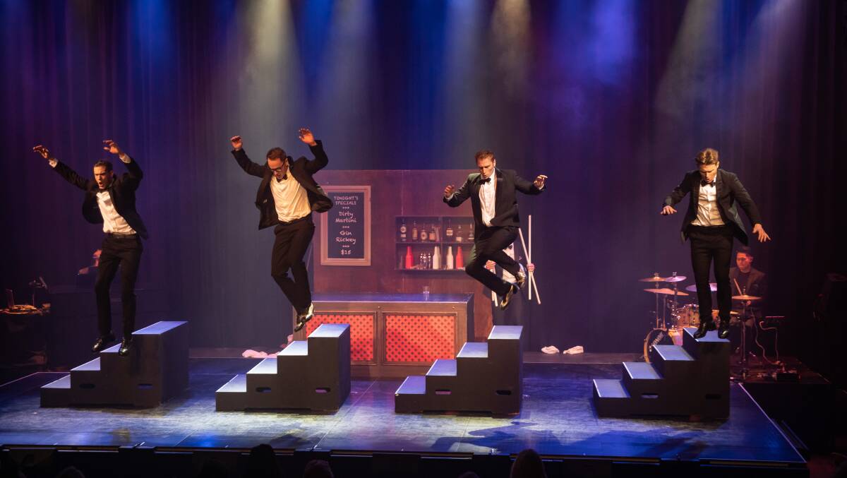 Swing while your winning: Audiences should expect old school cool from the new kings of swing when the Tap Pack comes to Bunbury on July 3. Photo: Supplied.