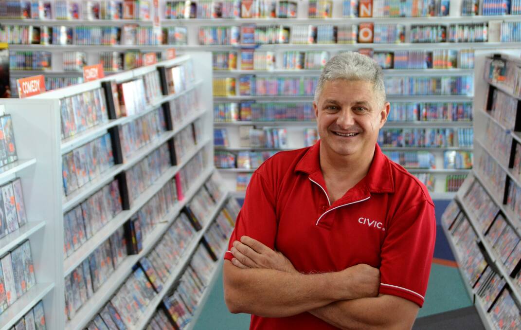 The end: Civic Video owner Dave Gianotti said he wanted to thank you the community for all of their support over the last 30 years. Photo: Emily Sharp. 