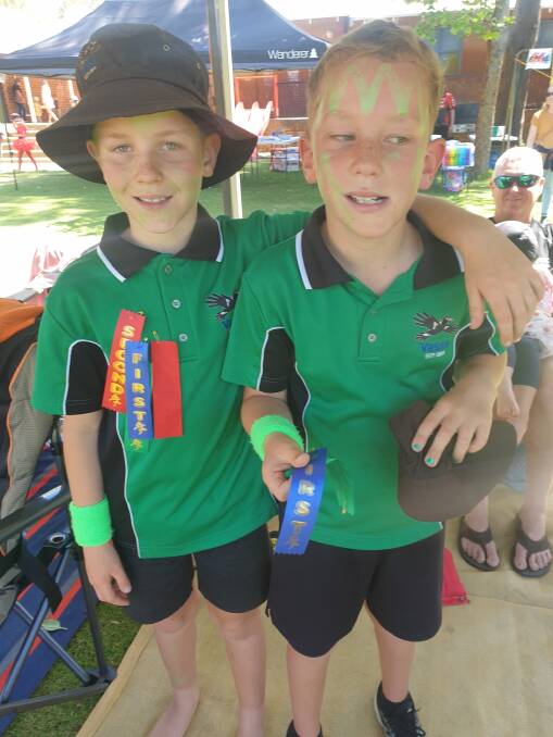 Twins Ben and Zak Pointon attend Vasse Primary School. 