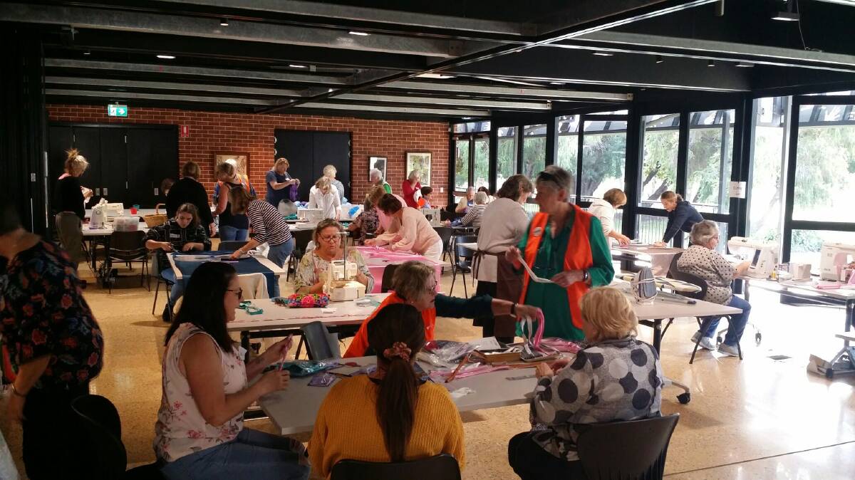 An image taken on the community day that was submitted with the club's entry to the Zonta awards.