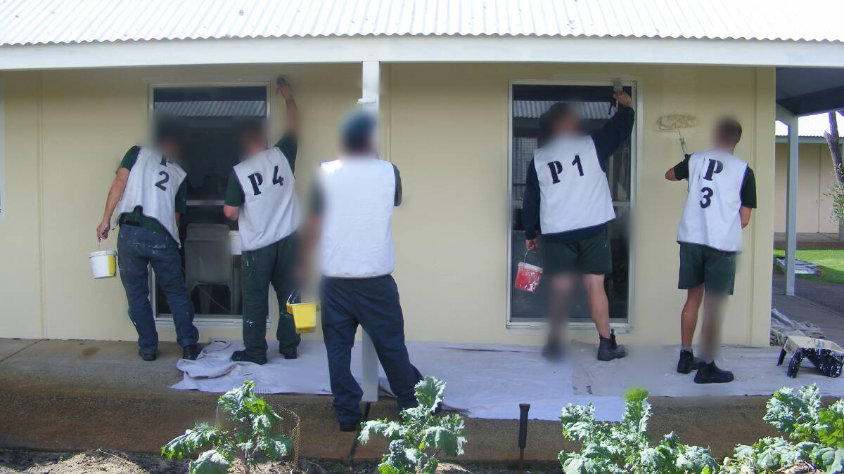 Prisoners paint entire Bunbury prison