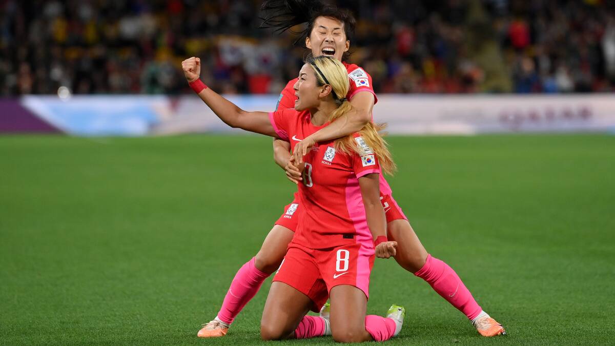 South Korea held Germany to a draw, which saw No.2 ranked Germany eliminated from the World Cup. Picture Getty Images