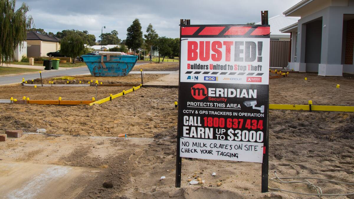 ABN Group, BCG, JWH Group and Summit Homes Group have formed the BUSTED (Builders United to Stop Theft) campaign to help curb the rise in construction site crime. 