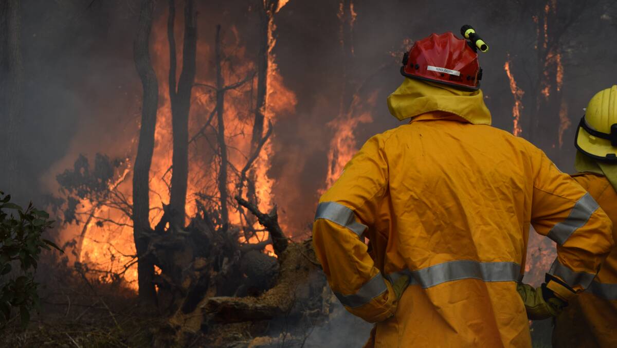 File photo: Firefighters during a controlled burn. Photo: Shannon Wood