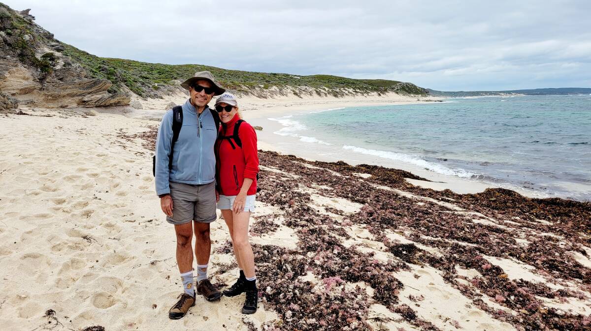 Busselton residents Salem Domiati and Melissa Tapper will doing the Cape to Cape Track from May 1. Photo supplied.