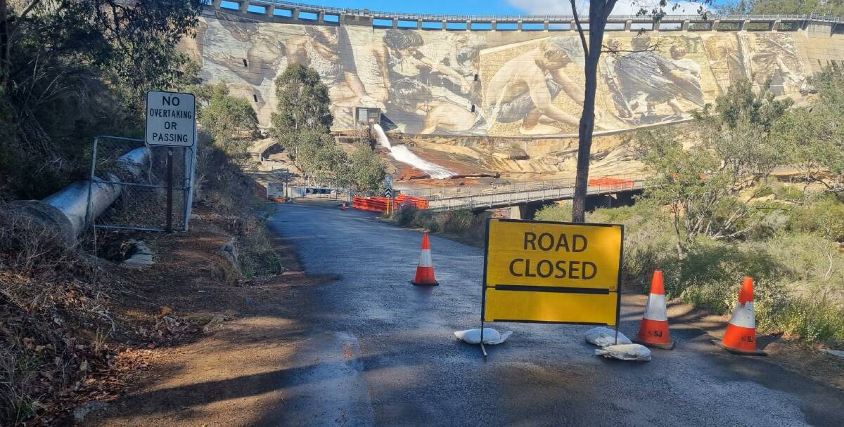 Pedestrians only: The Wellington Dam bridge will be closed until the 2023-24 financial year while a new one is built. Picture: supplied.