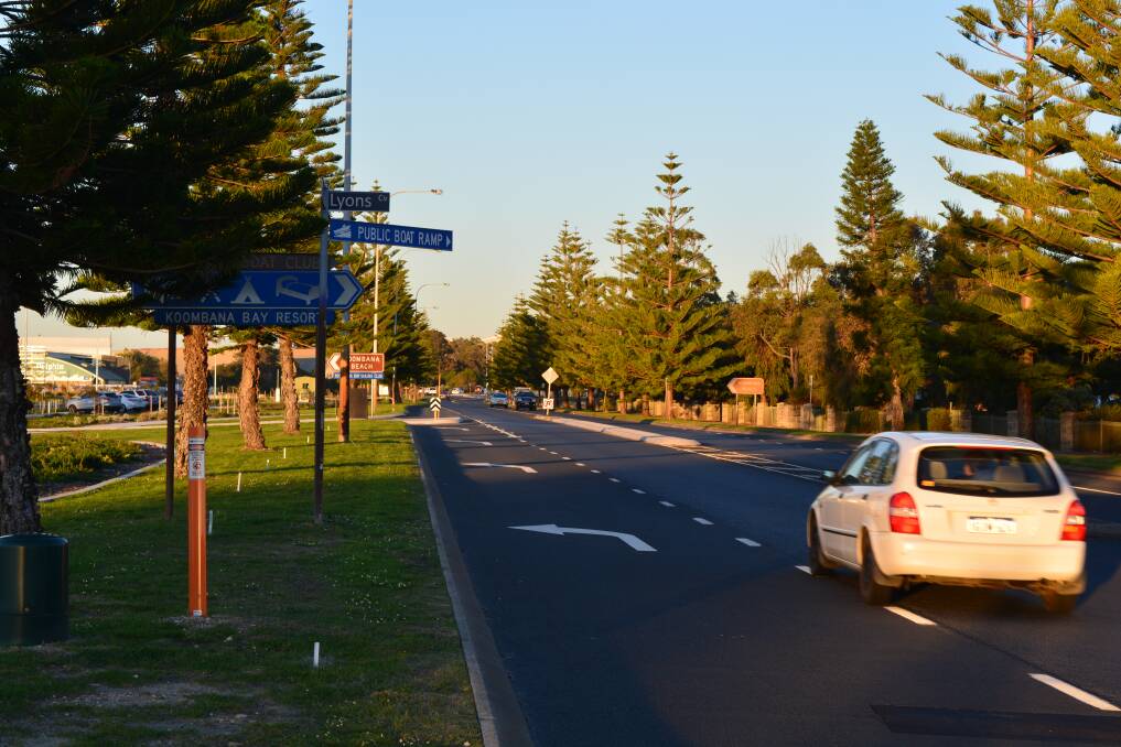 New project: Works between Koombana Drive's northern roundabout and the Koombana Bridge will commence on July 23. Photo: Supplied. 
