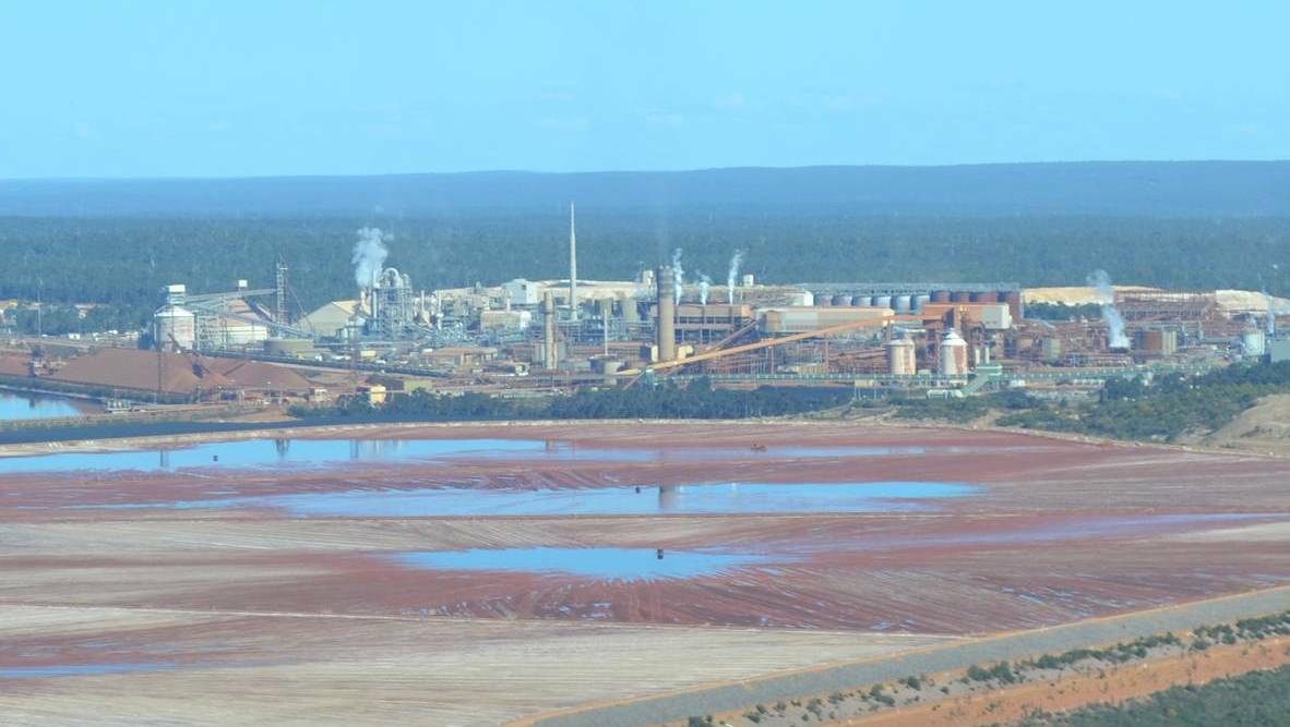 Expansion: South32 have applied to expand its mining area at maintenance work at its Worsley refinery. 