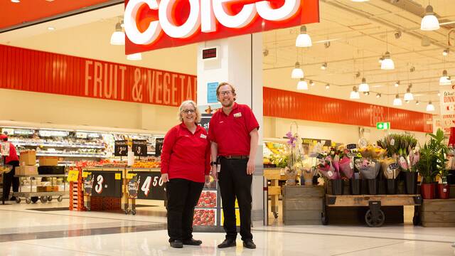 Store Manager Ann Curtis and team member Luke Davies. Photo by Cabin Creative.