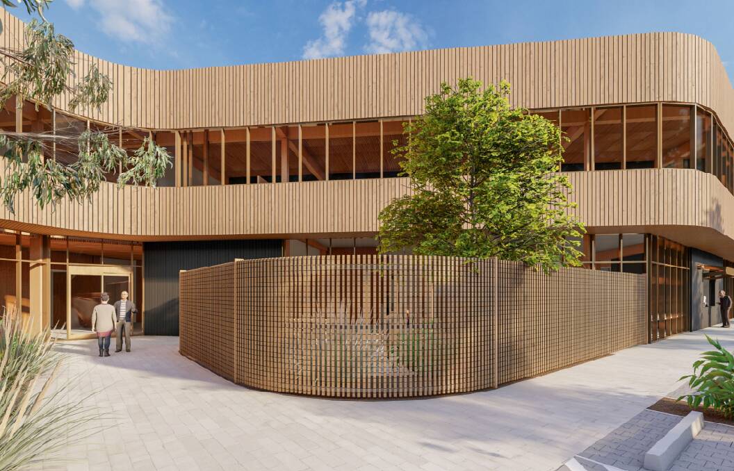 Design: Contractors for the new Shire of Dardanup Community Hub building have released designs for the project. Picture: Supplied.