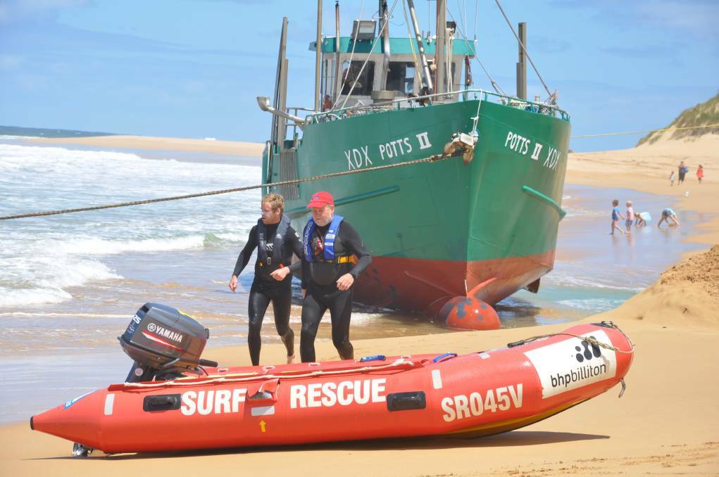  Not forgotten: A video featuring Andy and Ross Powell helping to rescue the stranded Potts II in 2014 was released on the anniversary of their deaths by their brother and son Brett Powell.